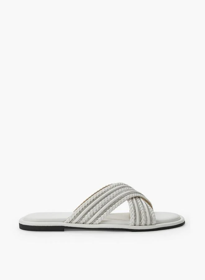 Flora Bella By Shoexpress Flora Bella Women Embellished Cross Strap Sandals