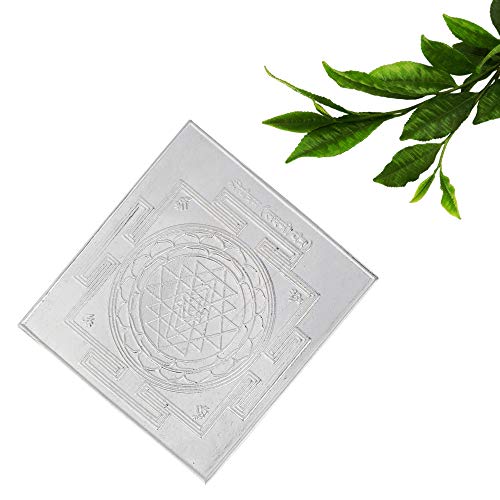 DHRUVS COLLECTION 925 Pure Silver Shree Yantra Hindu Vedic Symbol for Wealth & Prosperity - 1 Gram - Image 3