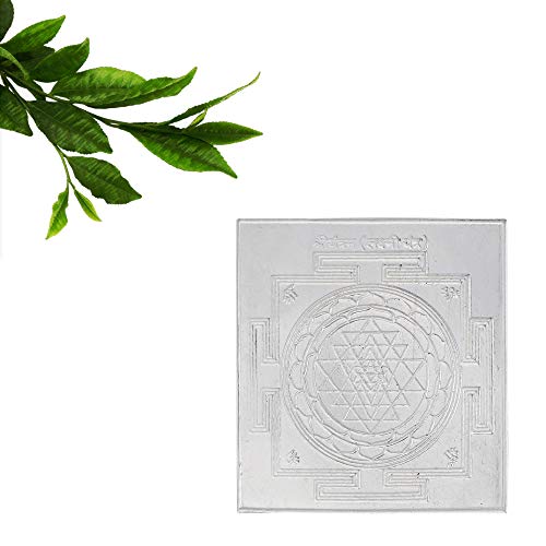 DHRUVS COLLECTION 925 Pure Silver Shree Yantra Hindu Vedic Symbol for Wealth & Prosperity - 1 Gram - Image 2