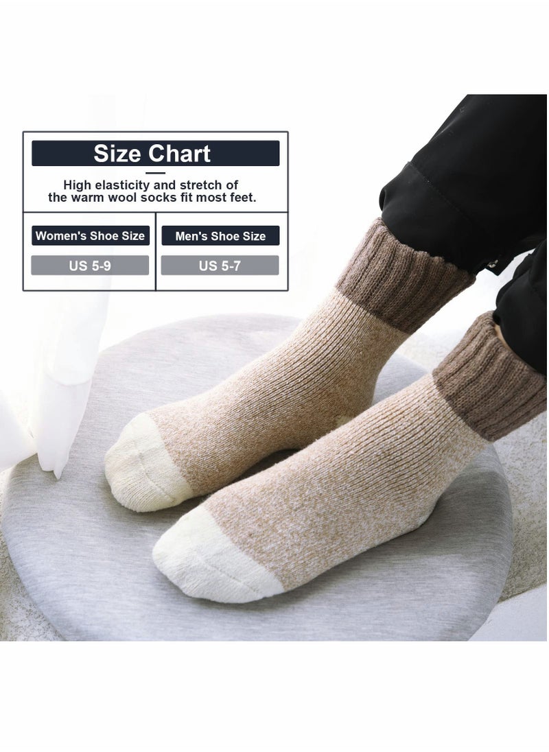 Generic - Cozy Women's Wool Socks for Winter, Soft and Comfortable Casual Crew Design - Image 1