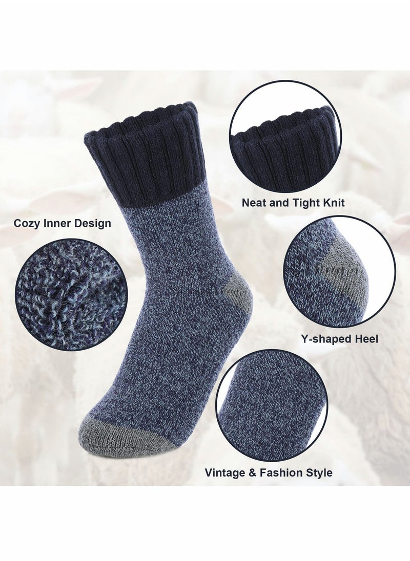 Generic - Cozy Women's Wool Socks for Winter, Soft and Comfortable Casual Crew Design - Image 1