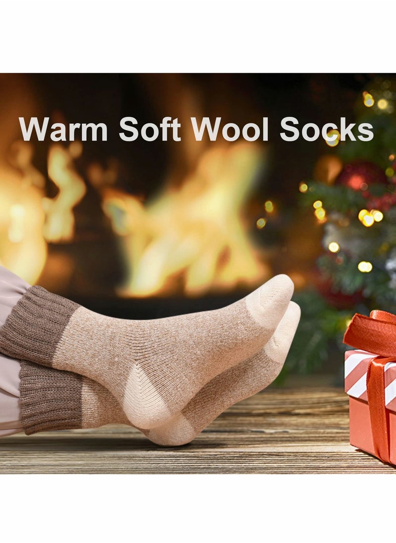 Generic - Cozy Women's Wool Socks for Winter, Soft and Comfortable Casual Crew Design - Image 1