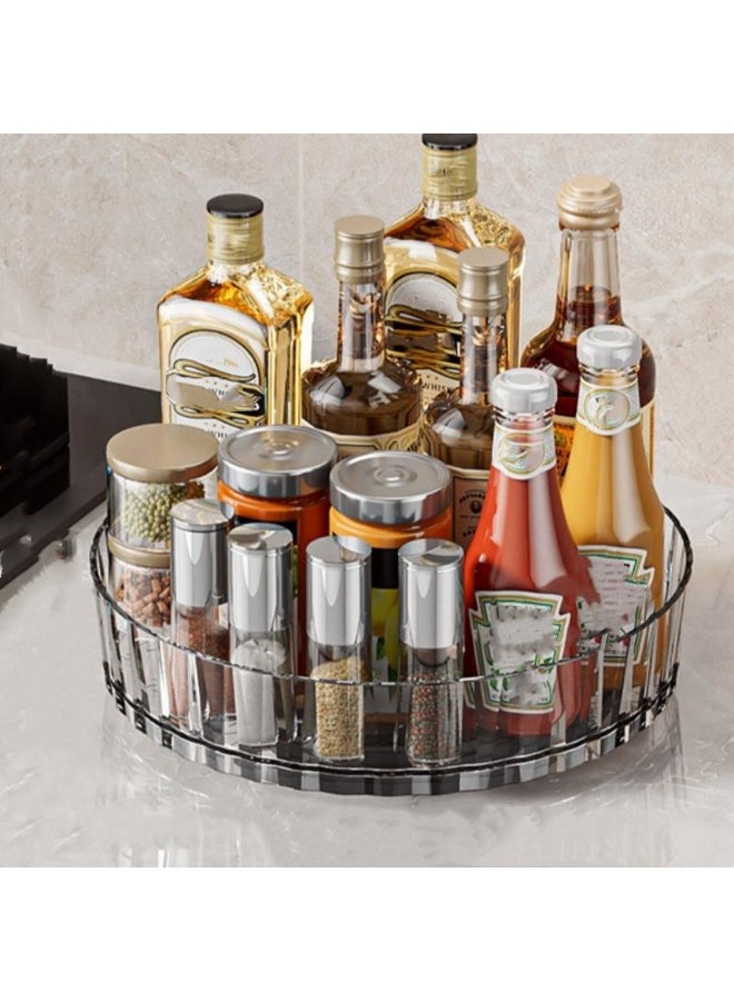 360 Rotating Tray Spice Rack Storage Swivel Base Kitchen Organiser for Kitchen 