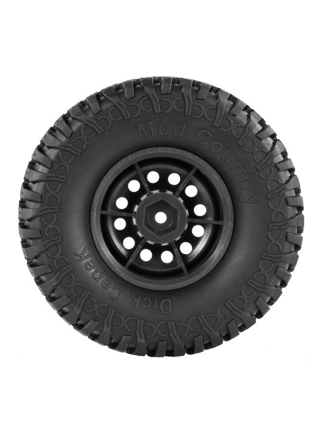 NIBEMINENT 4-Piece Tyre With Wheel For 1/10 RC Car Traxxas HSP Redcat RC4WD 1.9inch - Image 1