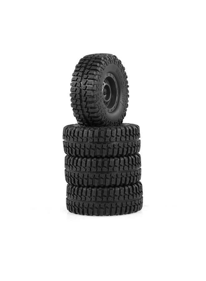NIBEMINENT 4-Piece Tyre With Wheel For 1/10 RC Car Traxxas HSP Redcat RC4WD 1.9inch - Image 4