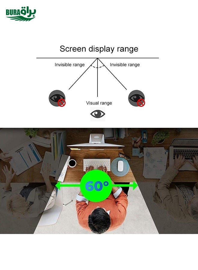 BURAQ 17 inch Laptop Universal Matte Anti-glare Screen Protector, Size: 367 x 229mm  - Image 5