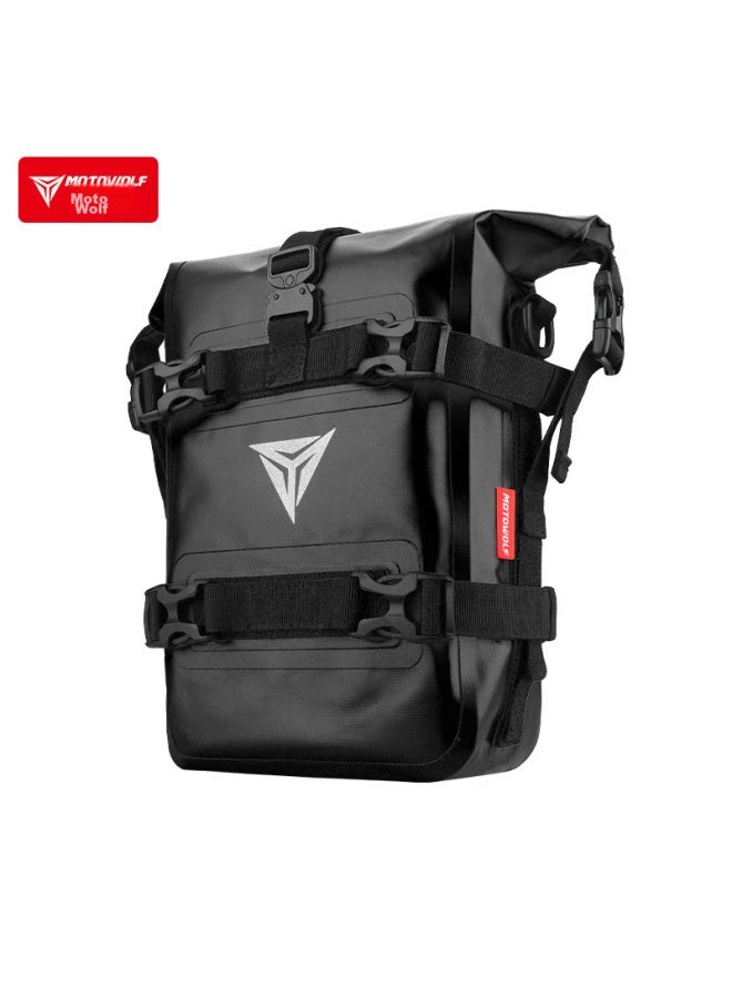 Motowolf Motorcycle Multifunctional Handlebar Bag, Storage Waterproof Bag, Side Bag For Riding, Quick-release Hanging Bag, Motorcycle Equipment - Image 1