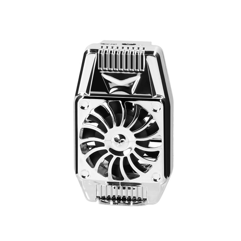 Mobile Phone Cooling Fan Cell Phone Cooler Stretchable Design for 4 to 6.7 Inches Phones Cellphone Cooling Bracket with 9-Leaf Silent Fan for Video Watching Gaming Lives - Image 1
