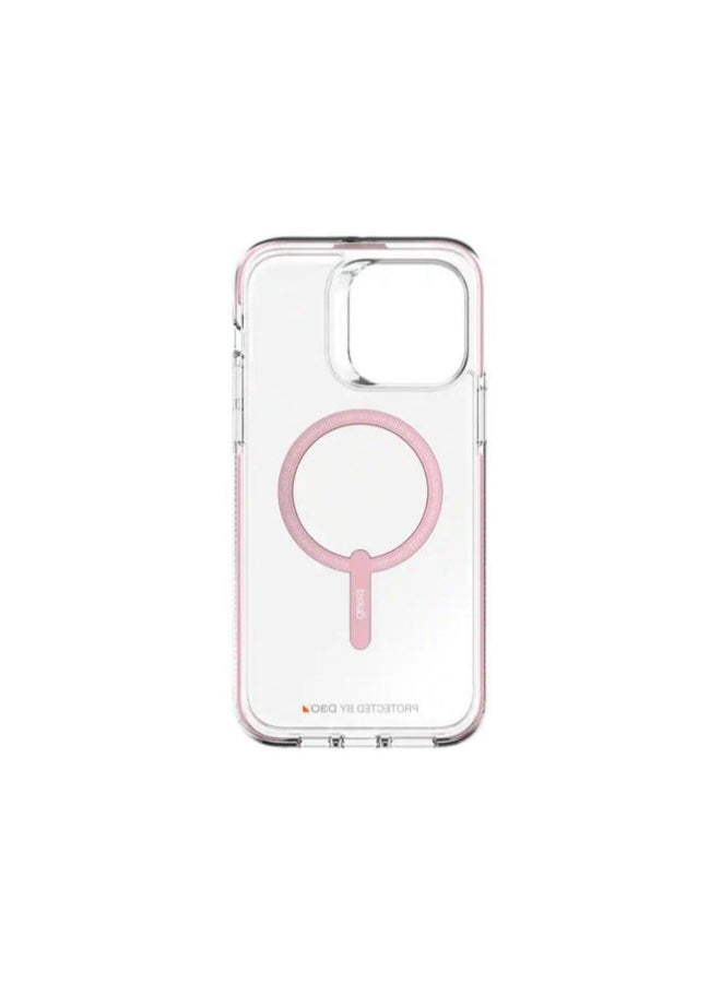 Zagg Piccadilly Snap Case for iPhone 15 Plus | Color: Clear/Pink - Image 2