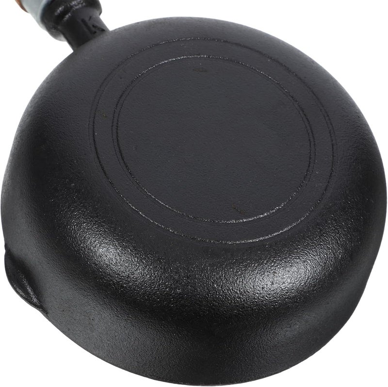 Cast Iron Small Cooking Pot Mini Sauce Pan 400ml Non-stick Pour Oil Pot with Handle for Kitchen Melting Butter and Heating Sauces - Image 3