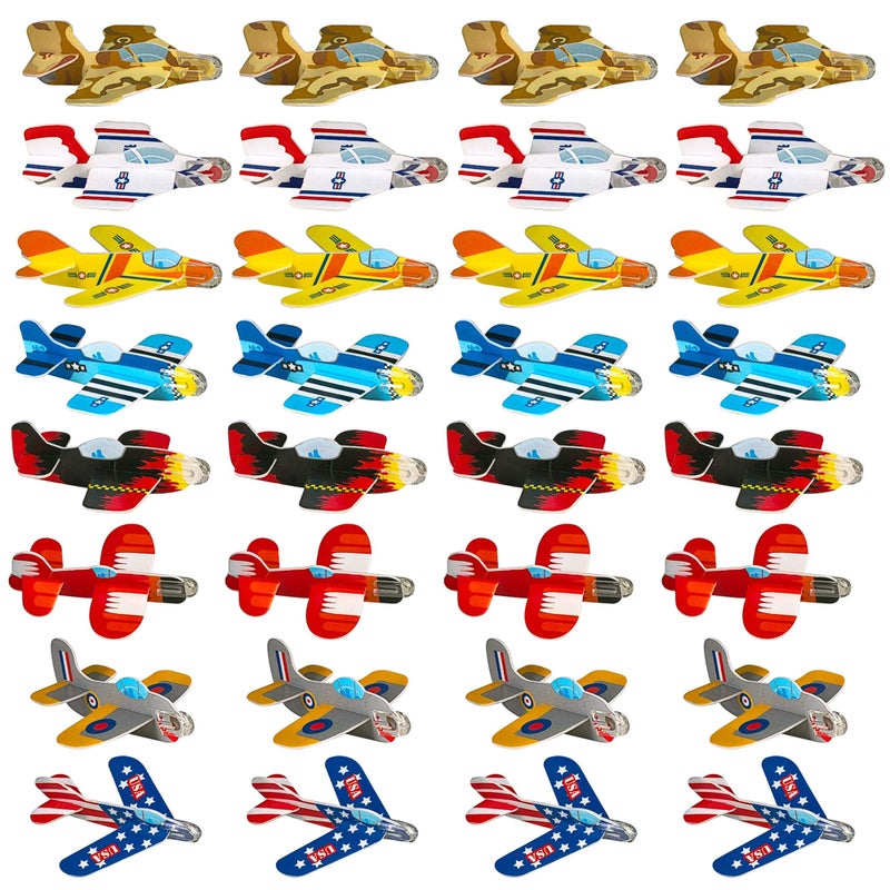 ArtCreativity Foam Airplanes For Kids - Bulk Set of 72 - Lightweight Planes with Various Designs - Individually Packed Foam Glider Planes for kids - Fun Airplane Party Favors for Boys and Girls - Image 1
