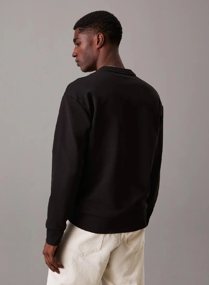 CALVIN KLEIN Relaxed Technical Interlock Sweatshirt