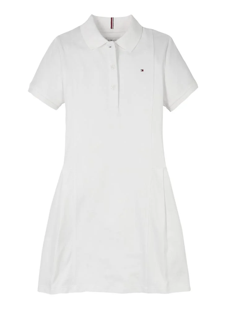 TOMMY HILFIGER White Polo Dress