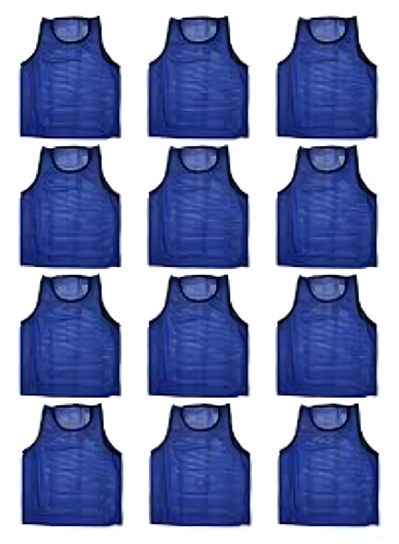H PRO H PRO Football Pinnies | Training Jackets | Set of 12 | Blue - Image 2