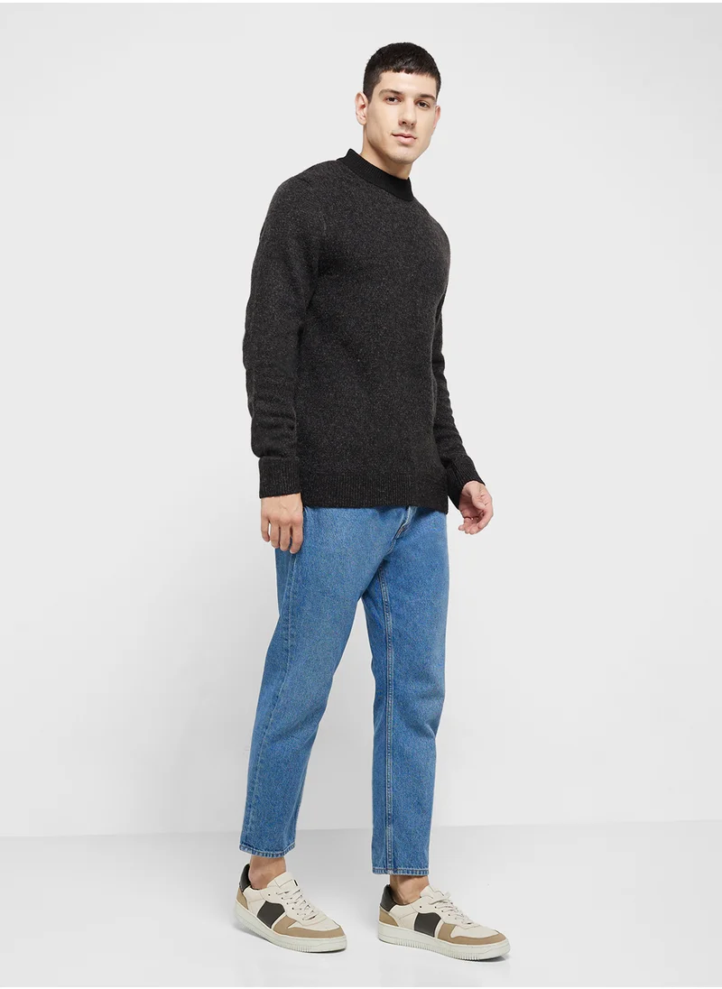 جاك اند جونز Essential Mock Neck Sweater