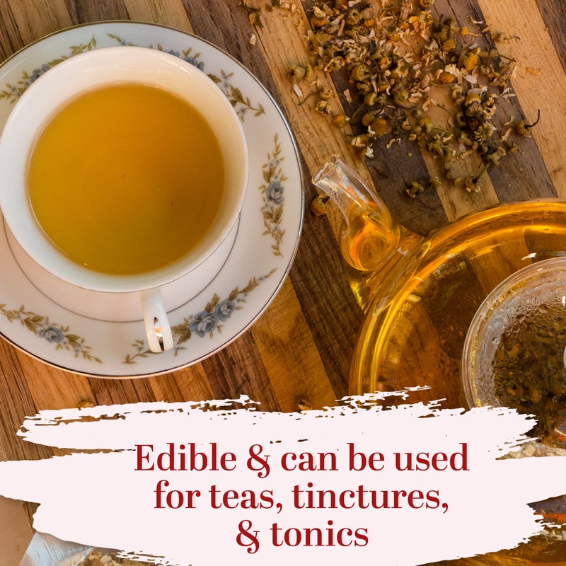 Better Shea Butter Dried Chamomile Flowers Bulk - Edible Dry Flowers for Relaxing Chamomile Tea - Dried Flowers for Soap Making, Chamomile Herbs Petals for Bath, DIY Salve & DIY Projects - Image 5