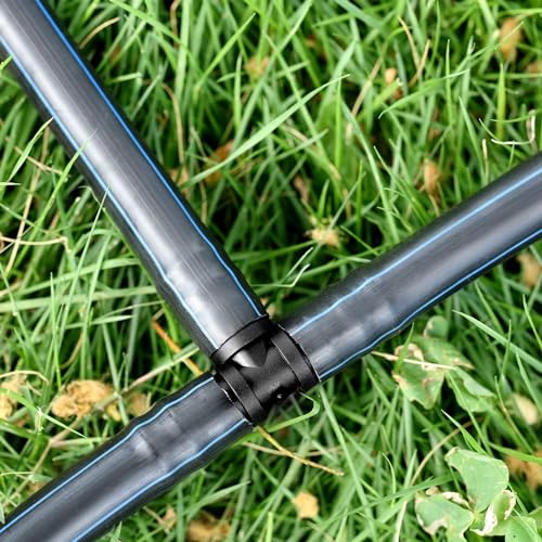 Ascension Plastic Drip Irrigation Accessories Tee Connectors (16 mm) Agro Drip Irrigation Tools Drip Irrigation Pipe Fittings T Connectors (10pcs) - Image 3