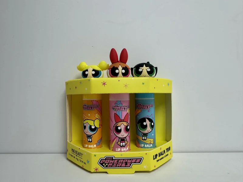 Mad Beauty Powerpuff Girls Super Cute - Lip Balm Trio