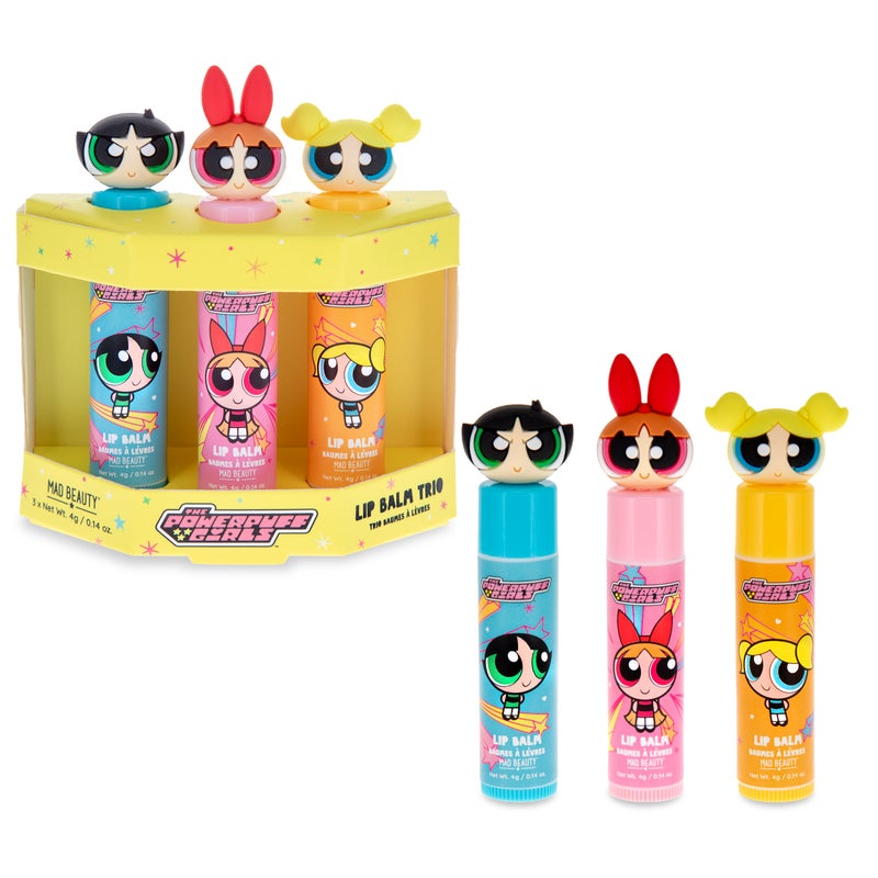 Mad Beauty Powerpuff Girls Super Cute - Lip Balm Trio  - Image 4