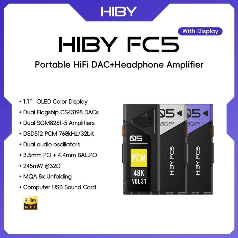 HiBy مشغل وسائط HiBy FC5 - Image 2