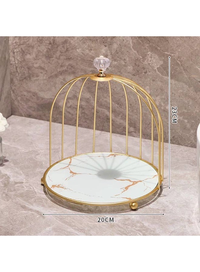 ناما رف منظم مستحضرات التجميل للمكياج والإكسسوارات - أبيض، طبقة واحدة - Image 4