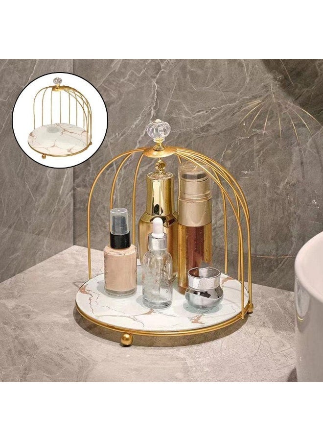 ناما رف منظم مستحضرات التجميل للمكياج والإكسسوارات - أبيض، طبقة واحدة - Image 2