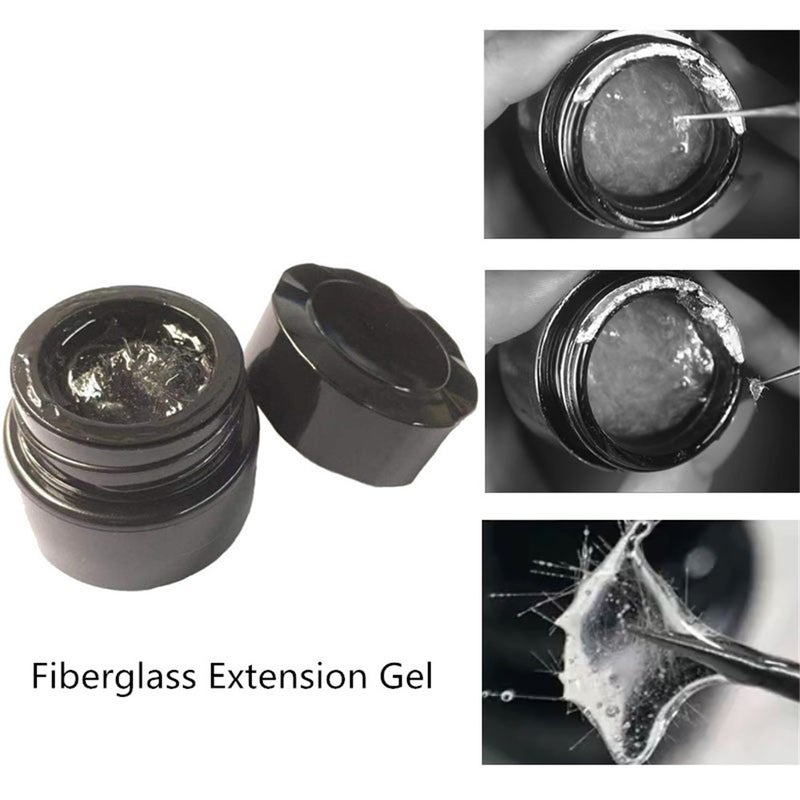 Fiber Fibernails Fiberglass Gel Clamps Acrylic B-eauty Salon Fiberglass Nail Extension Set - Image 2