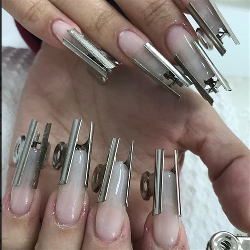 Fiber Fibernails Fiberglass Gel Clamps Acrylic B-eauty Salon Fiberglass Nail Extension Set - Image 3