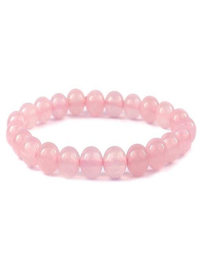 Anant Infinity Certified Stone Natural Healing Stone Crystal Round Beads 8 mm Bracelet For Men, Women, Boys, Girls AI155 - Image 1
