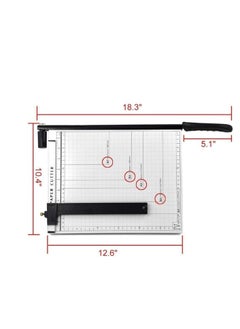 Kalon A4 Paper Trimmer Heavy Duty Photo,Paper Cutter Paper Slicer Cutter, 12 Sheet Capacity, for Office Home or School  - Image 2