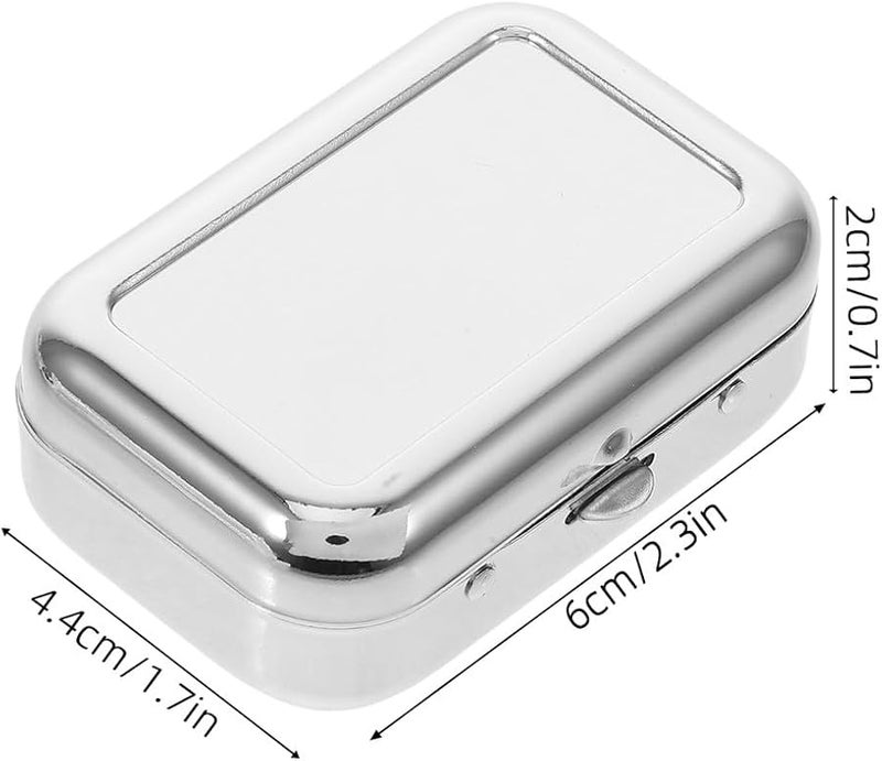 Stainless Steel Portable Ashtray with Lid Windproof Pocket Car Travel Smokeless Ash Pouch - Image 3