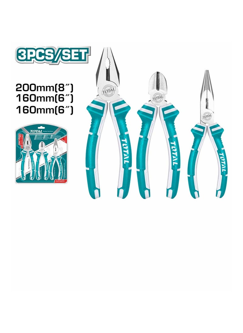 TOTAL 3 Pcs Plier Set THT1K0301