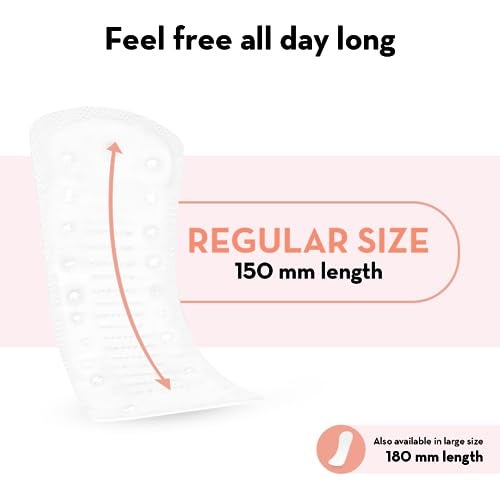Plush Ultra Thin Panty Liners For Women Daily Use, 40 Liners 155mm - Pack of 2 | Pure US Cotton Liner Pads For Rash Free Periods | Soft Cotton Surface For Comfort On Non-Period Days - Image 5