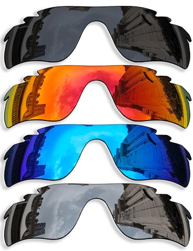 Betterun 4 Pieces Polarized Replacement Lenses for Oakley Radarlock Path VentedRadarlock Path Vented Asian Fit AF OO9206 Sunglasses AntiScratch and Impact Resistant - Image 1