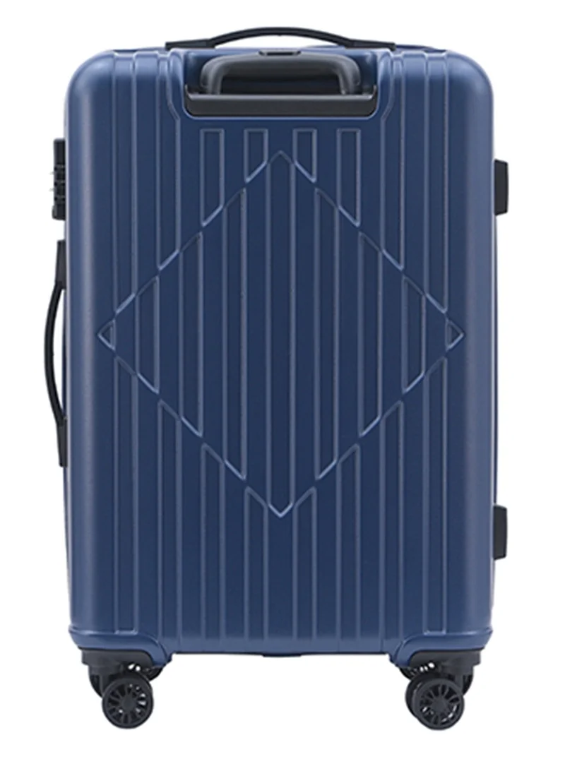 American Tourister  Skytrac DW V2 Suitcase, Check-In Size 68 cm / 25 inch, 4 Spinner Wheels, Hard Top, Polypropylene, Navy Blue|TSA Combination Lock|Scratch & Impact Resistant Material - 3 Years Global Warranty  | Best Price UAE