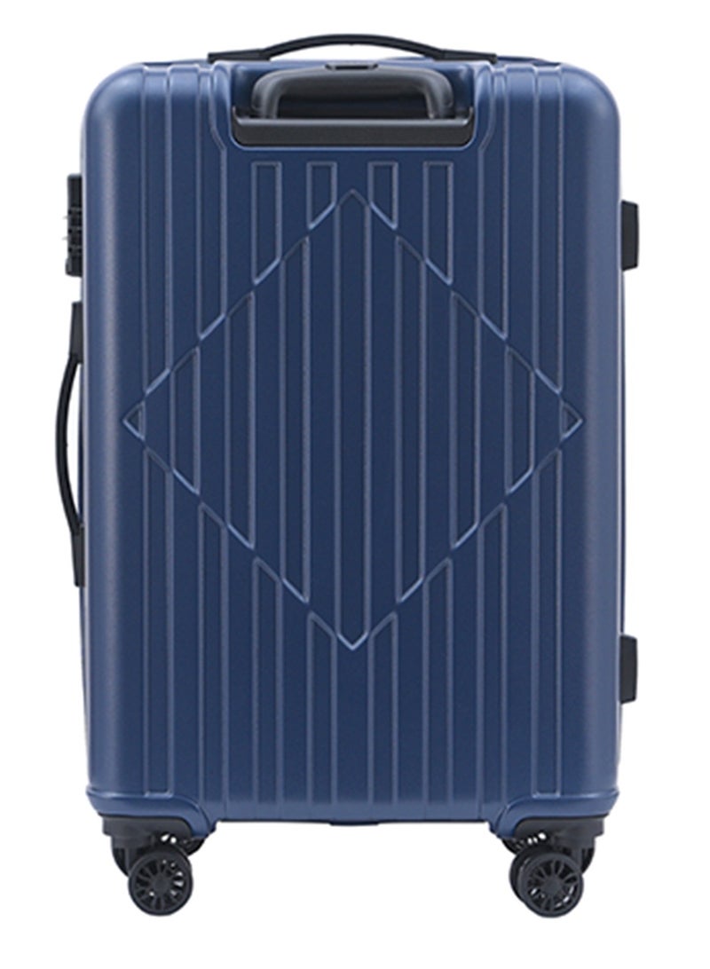 AMERICAN TOURISTER Skytrac DW V2 Suitcase, Check-In Size 68 cm / 25 inch, 4 Spinner Wheels, Hard Top, Polypropylene, Navy Blue|TSA Combination Lock|Scratch & Impact Resistant Material - 3 Years Global Warranty - Image 4
