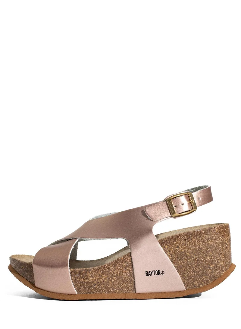 بيتون صنادل ويدج بكعب متوسط بحمالات ريّا