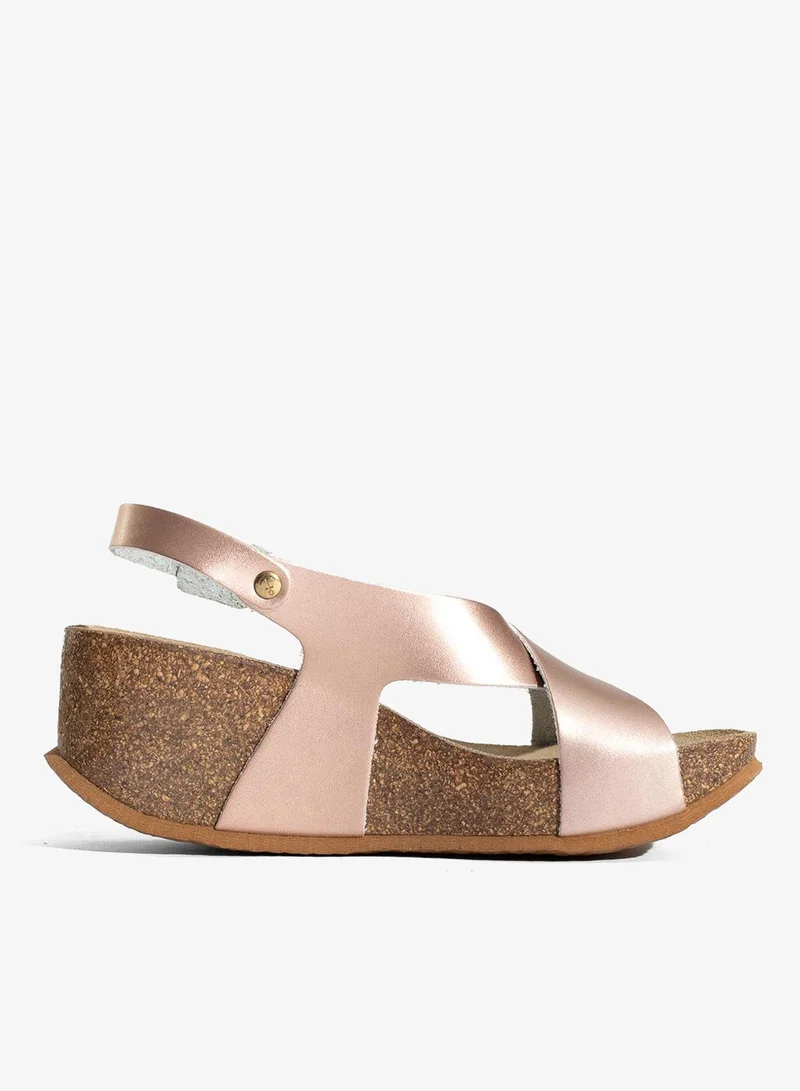 BAYTON Rea Strappy Mid Heel Wedges