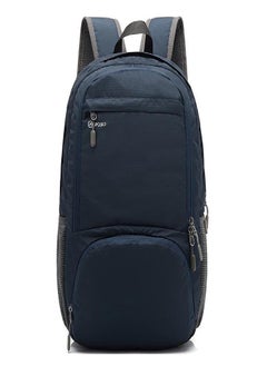 Men Backpack POSO Light/Folding Storage/Waterproof Laptop Backpack 15.6 Inch School Bags for Boys Polyester Black/Blue/Gray PS-701