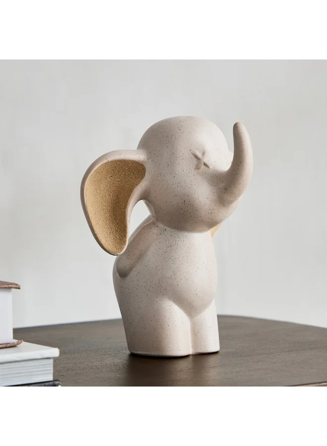 Home Box Blyth Ceramic Double Texture Cute Elephant 15.1 x 11.2 x 16.2 cm