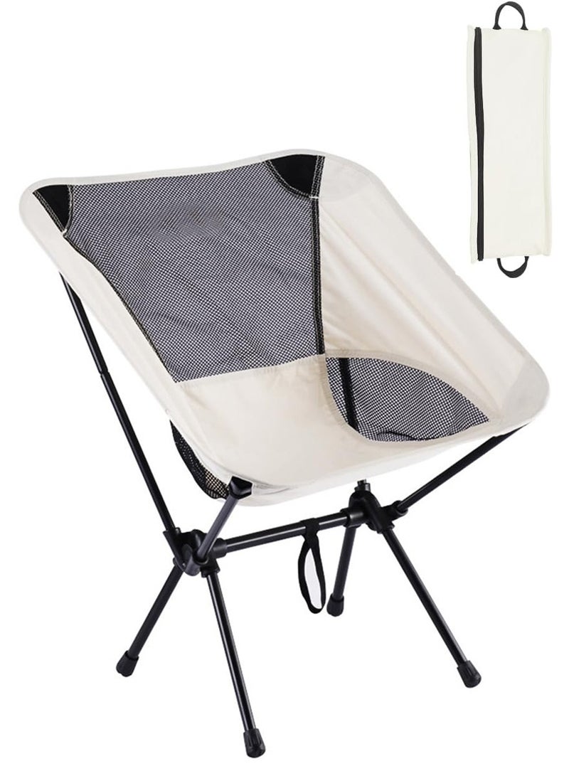 New Portable Folding Chair With Carry Bag - Outdoor Seating Chair - Camping Chair - Beach Chair - Moon Chair - Lightweight and Compact in Size - Suitable For Outdoor Trips, Picnic, Beach and Activities - Image 1