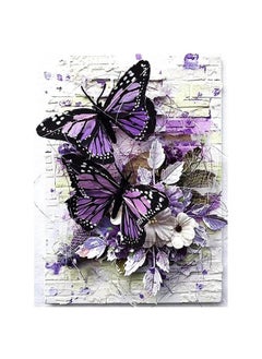 Home Buy HOME BUY Butterfly DIY Acrylic Paint by Number Kit for Adults Kids Beginner Number Painting Kit DIY Canvas Painting by Number. Wall Decoration DIY Painting Kit for Adults, Multicolor (X6471)  - Image 2