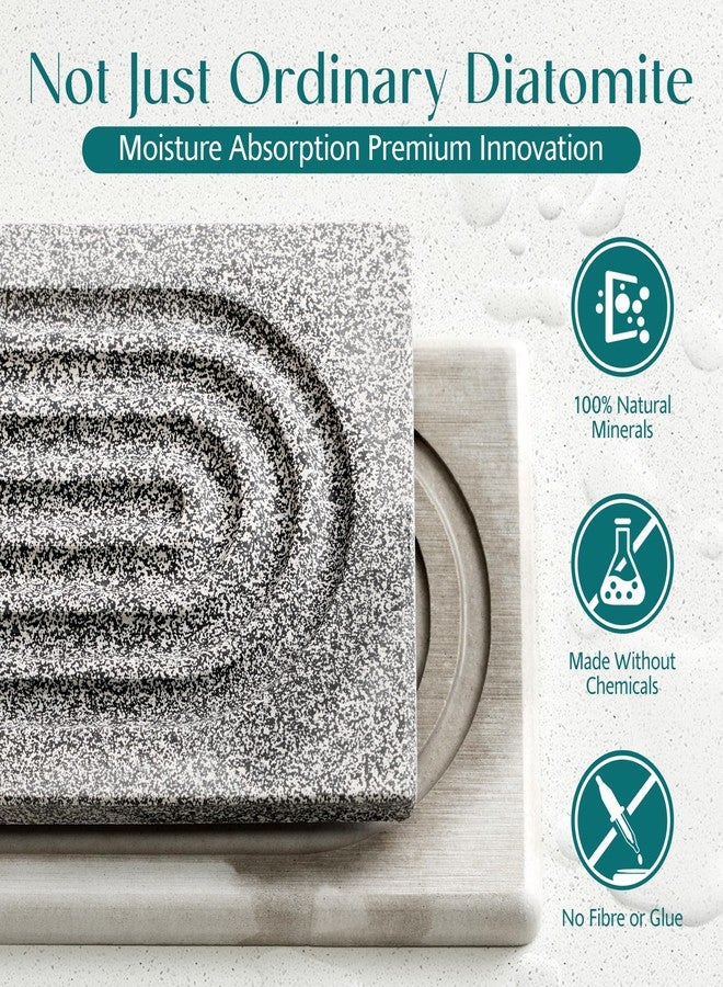 eormoe Stone Faucet Mat for Kitchen Sink, Diatomite Stone Drying Mat for Kitchen Counter, 2026 Upgraded Dishwasher-Safe & Ultra Absorbent, Chemical-Free Stone Dish Mat for Bottles Utensils (30" x 3.9") - Image 2