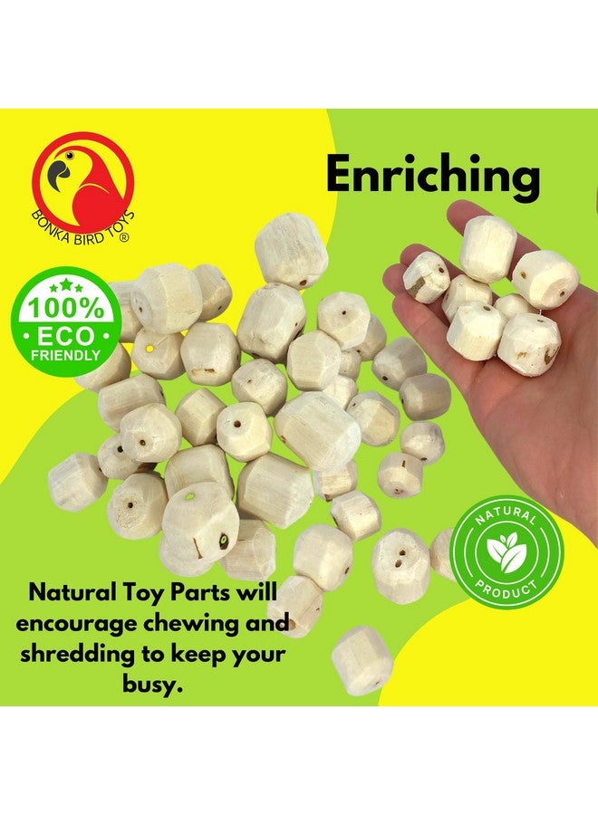 Bonka Bird Toys Bonka Bird Toys 3383 Pk24 Sola Rocks Foot Talon Craft Part Bird Toys Natural Chew Foraging Treat for Conures Cockatiels Parakeets and Other Similar Sized Birds - Image 2
