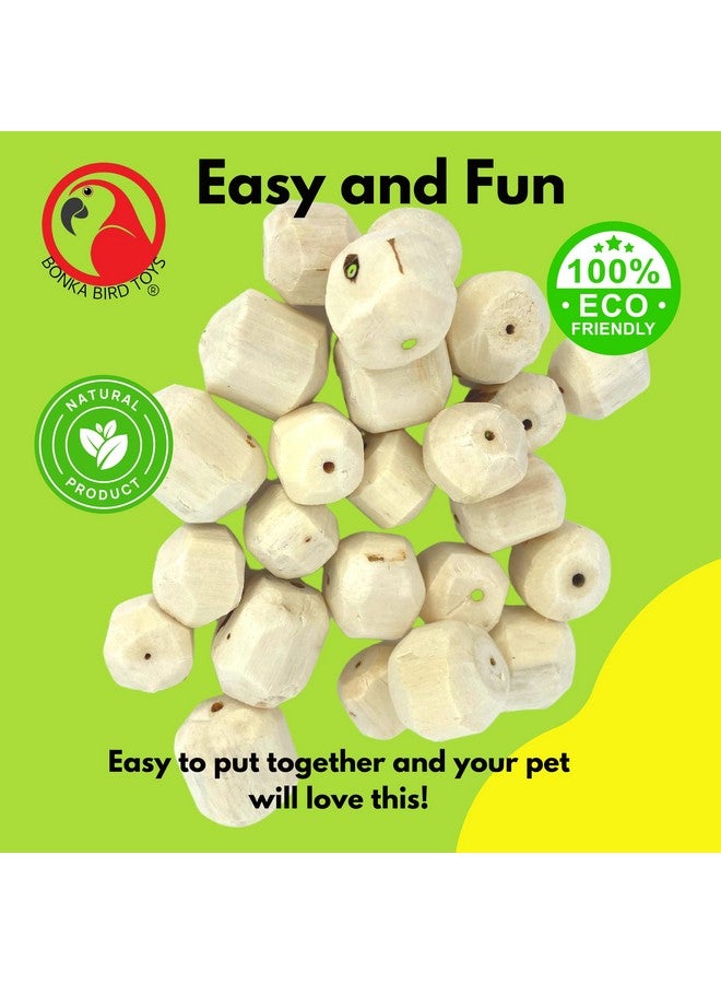 Bonka Bird Toys Bonka Bird Toys 3383 Pk24 Sola Rocks Foot Talon Craft Part Bird Toys Natural Chew Foraging Treat for Conures Cockatiels Parakeets and Other Similar Sized Birds - Image 5