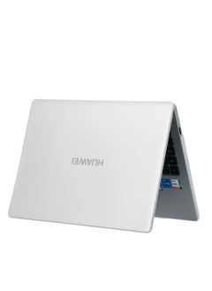 Generic حافظة لهاتف Huawei MateBook D 14 2023 - 14 بوصة رفيعة، مقاومة للصدمات، مقاومة للخدش، هيكل صلب مضاد للانزلاق، حافظة كمبيوتر محمول واقية 360 درجة، حافظة تبريد للكمبيوتر المحمول، شفاف متجمد  - Image 1