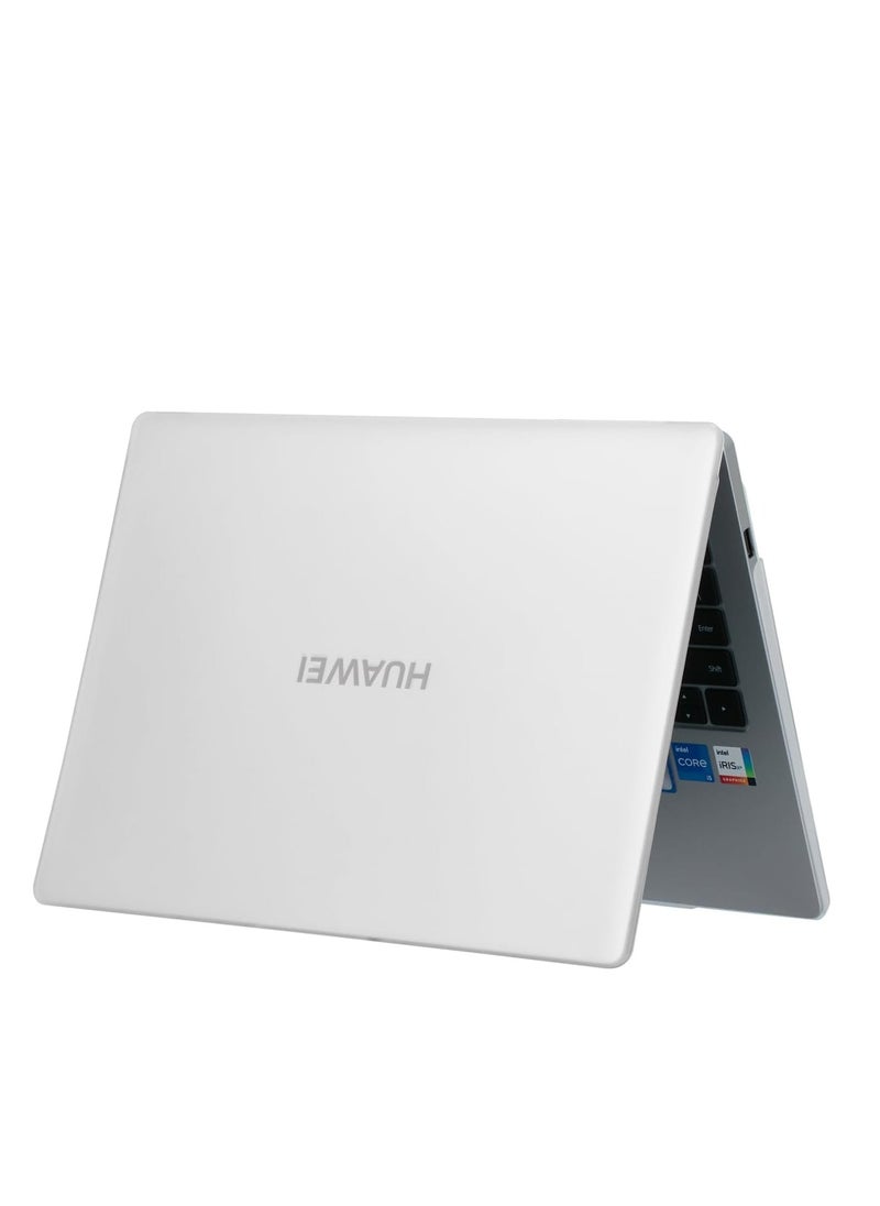 Generic - حافظة لهاتف Huawei MateBook D 14 2023 - 14 بوصة رفيعة، مقاومة للصدمات، مقاومة للخدش، هيكل صلب مضاد للانزلاق، حافظة كمبيوتر محمول واقية 360 درجة، حافظة تبريد للكمبيوتر المحمول، شفاف متجمد - Image 1