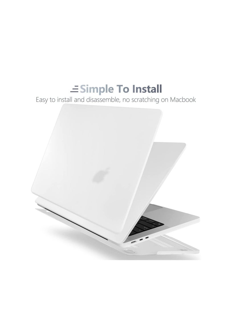 Generic - حافظة لهاتف Huawei MateBook D 14 2023 - 14 بوصة رفيعة، مقاومة للصدمات، مقاومة للخدش، هيكل صلب مضاد للانزلاق، حافظة كمبيوتر محمول واقية 360 درجة، حافظة تبريد للكمبيوتر المحمول، شفاف متجمد - Image 1