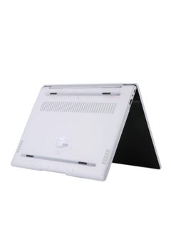 Generic حافظة لهاتف Huawei MateBook D 14 2023 - 14 بوصة رفيعة، مقاومة للصدمات، مقاومة للخدش، هيكل صلب مضاد للانزلاق، حافظة كمبيوتر محمول واقية 360 درجة، حافظة تبريد للكمبيوتر المحمول، شفاف متجمد  - Image 3