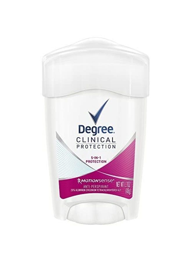 Degree Clinical Protection Antiperspirant Deodorant 72-Hour Sweat & Odor Protection 5-in-1 Antiperspirant for Women 1.7 oz - Image 2